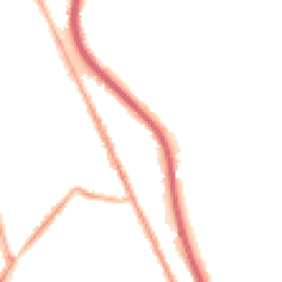 Night-time road noise heatmap for CH62 1AU