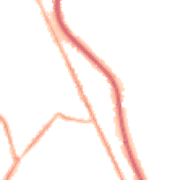 Night-time road noise heatmap for CH62 1AX