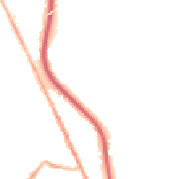 Night-time road noise heatmap for CH62 1BA