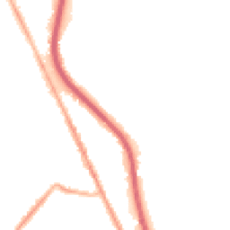 Night-time road noise heatmap for CH62 1BB