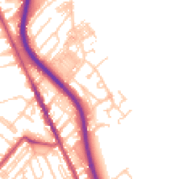 Daytime road noise heatmap for CH62 1BP