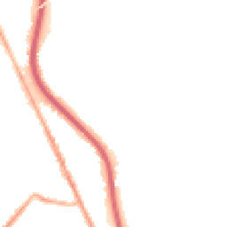 Night-time road noise heatmap for CH62 1DD