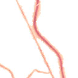 Night-time road noise heatmap for CH62 1DN