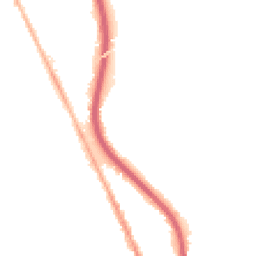 Night-time road noise heatmap for CH62 1DT