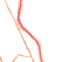 Night-time road noise heatmap for CH62 1EB