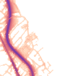 Daytime road noise heatmap for CH62 1EF