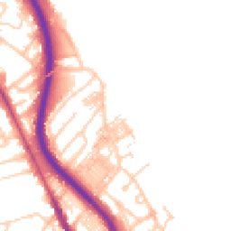 Daytime road noise heatmap for CH62 1EP