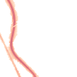 Night-time road noise heatmap for CH62 1EX