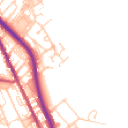 Daytime road noise heatmap for CH62 1HL