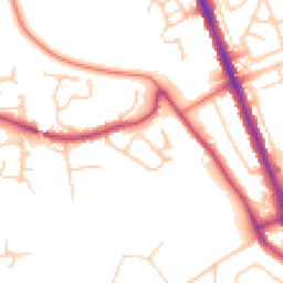Daytime road noise heatmap for CH62 2AT