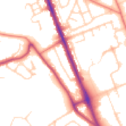 Daytime road noise heatmap for CH62 2BG