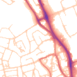Daytime road noise heatmap for CH62 2DS