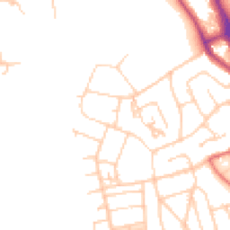 Daytime road noise heatmap for CH62 2EA