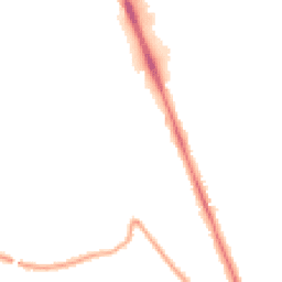 Night-time road noise heatmap for CH62 2ET