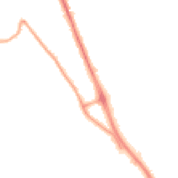 Night-time road noise heatmap for CH62 2EW