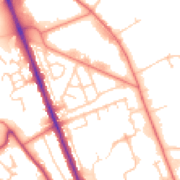 Daytime road noise heatmap for CH62 3LS