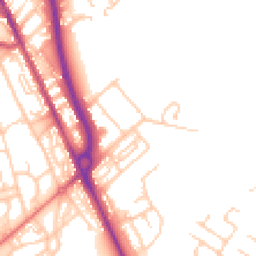 Daytime road noise heatmap for CH62 4RU