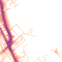 Daytime road noise heatmap for CH62 4RZ