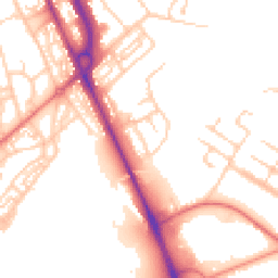 Daytime road noise heatmap for CH62 4SS