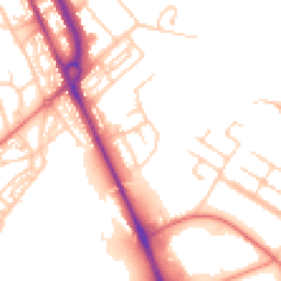 Daytime road noise heatmap for CH62 4ST