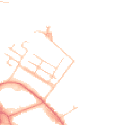 Daytime road noise heatmap for CH62 4TT
