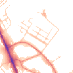 Daytime road noise heatmap for CH62 4UA