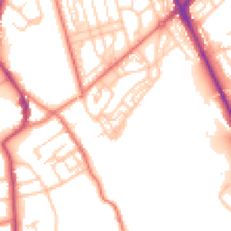 Daytime road noise heatmap for CH62 4UT