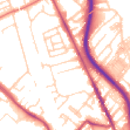 Daytime road noise heatmap for CH62 5AR
