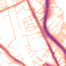 Daytime road noise heatmap for CH62 5AS