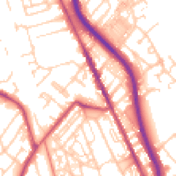 Daytime road noise heatmap for CH62 5BE
