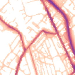 Daytime road noise heatmap for CH62 5BG