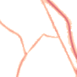 Night-time road noise heatmap for CH62 5BN