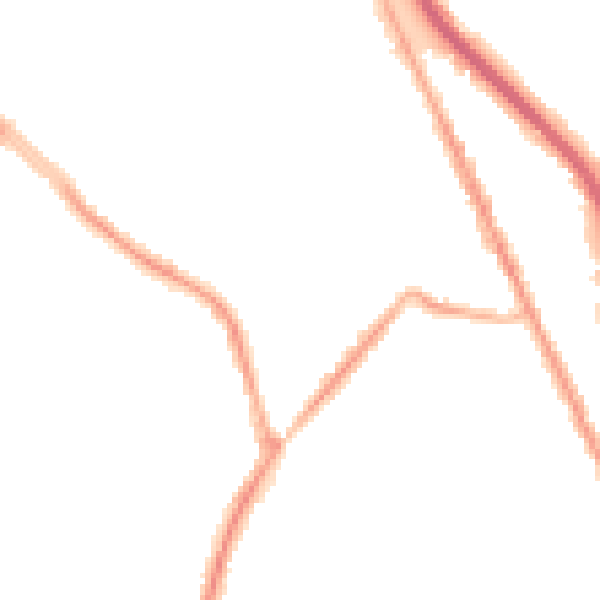 Night-time road noise heatmap for CH62 5BY