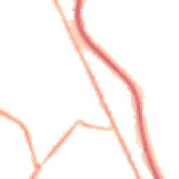 Night-time road noise heatmap for CH62 5DA