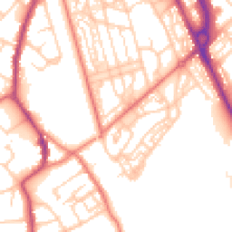 Daytime road noise heatmap for CH62 5DQ