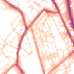 Daytime road noise heatmap for CH62 5EA