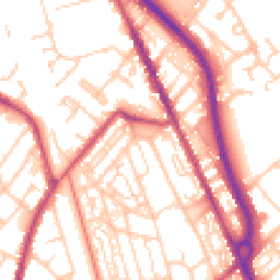 Daytime road noise heatmap for CH62 5EP