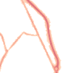 Night-time road noise heatmap for CH62 5ET