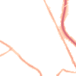 Night-time road noise heatmap for CH62 5FD