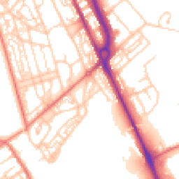 Daytime road noise heatmap for CH62 5HD