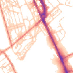 Daytime road noise heatmap for CH62 5HE