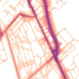Daytime road noise heatmap for CH62 5HF