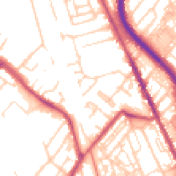 Daytime road noise heatmap for CH62 5JT