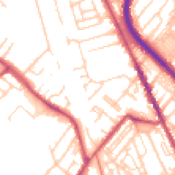 Daytime road noise heatmap for CH62 5JX