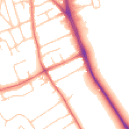 Daytime road noise heatmap for CH62 6AA