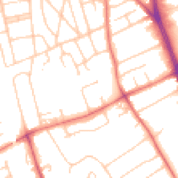Daytime road noise heatmap for CH62 6AH