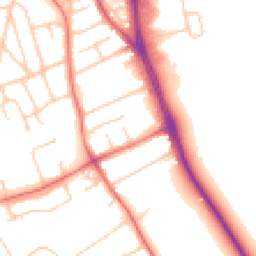 Daytime road noise heatmap for CH62 6AL