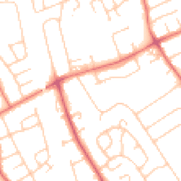 Daytime road noise heatmap for CH62 6BD
