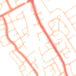 Daytime road noise heatmap for CH62 6BT