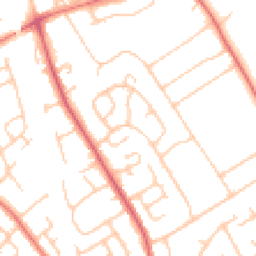 Daytime road noise heatmap for CH62 6DU